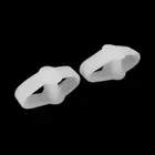 2PCS Silicone Gel Toe Protector Straightener Separator Alignment Pain Relief GEV