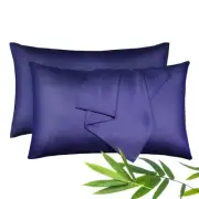 Cooling Pillow Cases, Rayon Derived from Bamboo, 2 Pack Queen Size Pillowcase...