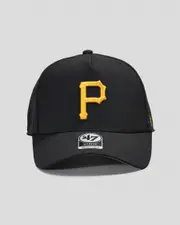 [Forty Seven] Forty Seven Men's Pittsburgh Pirates Mvp Dt Snapback Cap in Black One Size Black