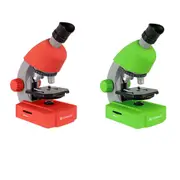 Bresser Junior 40x-640x Microscope - Red