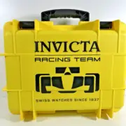 Invicta 8-Slot Dive Impact Watch Case Water & Dust Proof Racing Team Yellow NEW