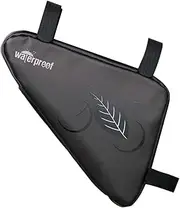 BRIGHTFUFU Bike Frame Bag Practical Cycling Triangle Pouch Holder for Road and Mountain Bikes Durable Storage for Tools and Essentials Black