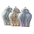 Porcelain jar decoration, ceramic container, tea jar to spice storage jar, ,