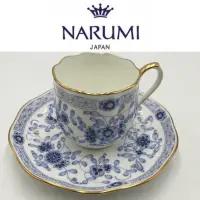 在飛比找蝦皮購物優惠-二手真品 narumi 日本瓷器 花紋 下午茶杯組 咖啡杯組