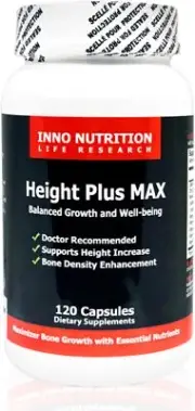 Height Growth Maximizer - Inno Nutrition Height Plus Max Grow Taller - Helps Kid