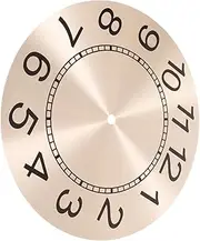 Outanaya Metal Dial Clock Accessory Round DIY Wall Clock Parts for Replacement or