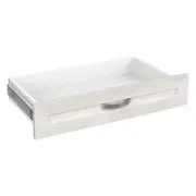 ClosetMaid Shaker Drawer Kit Soft-Close Bleached Walnut, Satin Nickel Handle