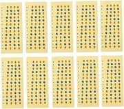 UPKOCH 20pcs Ukulele Note Stickers for Beginners Easy to Apply Remove Fingerboard Scale Stickers for Identification for Soprano Concert Tenor Ukuleles