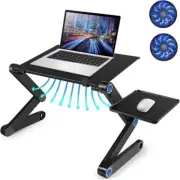 Height Adjustable Laptop Table, Portable Computer Laptop Desk