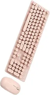 SEWACC Ergonomic Grip Cordless Mouse Quiet Keyboard and Mouse for Laptop Wireless Mechanical Keyboard Set