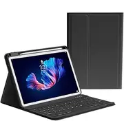 iPad 9th/8th/7th Generation Keyboard Case 10.2 inch 2021/2020/2019, iPad Pro 10.5-inch Case with Color Keyboard,iPad Air 3rd Generation, Removable Bluetooth Wireless Keyboard Case (Black)