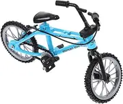 CVUTOVO Mini Artificial Mountain Bike Realistic Miniature Bicycle Model for Dollhouse Decor Sturdy Construction Photo Prop for Micro Scenes Lifelike Design Friends and Family