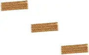 3 Sets Plastic Grass Strip Static Grass Model Lifelike Simulation Landscape Decor for Tabletop Models