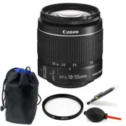 Canon EF-S 18-55mm f/3.5-5.6 IS II Lens Bundle for Canon EOS Rebel T5 & T6