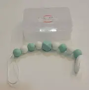 Pacifier Clip Baby Boys Silicone Paci Clip Teething Relief Teether Toy Soothie