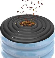 Mihauuke Hot Tub Cover,Outdoor Spa Pool Lid | Portable Round Inflatable Hot Tub Cover Replacement for Family, Hotel, Garden