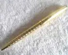 Perfect Golden Parker Sonnet Series Ballpoint Pens Fine Nib Blue Ink Refill