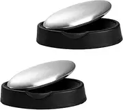 2 Pack Stainless Steel Soap Bar Magic Odor Remover Eliminating Smell Like Onion, Fish or Garlic