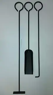 Live Steam, 3" Scale Traction Engine Fire Irons.