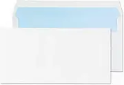 FIRST CHOICE KAYA DL White Mailing Envelopes Self Seal for Posting mailing Home Office and Ecommerce Peel and Seal Sold by Kaya LTD (100)