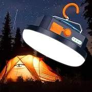 LED Camping Lantern Rechargeable, 9900mAh Power Bank LED Lantern with Magnet Tent Lantern IPX4 Waterproof 1500LM 4 Light Modes for Hook Camping, Hiking, Hurricane Emergency, Home and Car