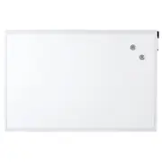 Quartet Basics 90x60cm Magnetic Dry-Erase Whiteboard w/ Marker/Magnets
