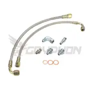 Turbo Water Line Kit for Nissan S13 SR20DET Top Mount Garrett T3 M18 Water Port (for: Nissan)