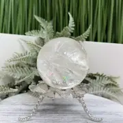 Clear Quartz Sphere High Quality Crystal Ball 390g 65mm Diameter
