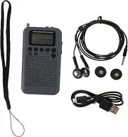 CONGARTENO Portable Am with External Speaker Mini Sound Rechargeable Battery for Hiking Walking and Outdoor Activities No Battery Included
