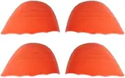 [FOTOEV] Toe Filler Inserts, Shoe Filler Inserts for Loose Shoe, 2 Pairs Toe Cushion Fillers Make Shoes Fit,Half-Size Insoles Shoe Too Big for High Heels,Toe Cushion Fillers Half Size Shoes Fitter,Red Round