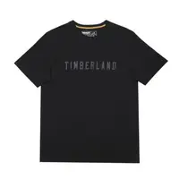 在飛比找森森購物網優惠-Timberland 男款黑色品牌LOGO短袖T恤A4342