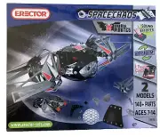 ERECTOR Space Chaos Model Kit Dark Pirates Fighter, 2 Models - NEW - Ages 7+
