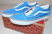 NEW Vans Old Skool Shoe - Mediterrania Blue Canvas - Mens 9.5 - Womens 11