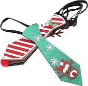 [ibasenice] Reusable Snowman Reindeer Christmas Tree Neckties Party Es Tie Cosplay Neck Tie Decor