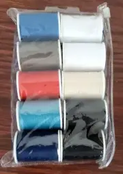 All-Purpose Thread Multicolor 10 Spools 150 Yards Per Spool Polyester Craft New
