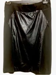 TS TAKING SHAPE plus sz S 16 Give It To Me Straight Skirt stretch black NWT