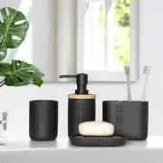 Set Bathroom Accessories Bath Piece Hardware Bar Holder Soap Lotion Dispensers