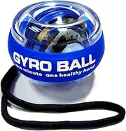 EXBEPE Auto-Start Power Gyro Ball, Metal Ball Center,Hand Wrist Forearm Trainer and Fingers Grip Strengthener for Exercise Joint and Muscle with LED Lights