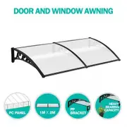 2M DIY Window Door Awning House Canopy Patio UV Rain Cover Sun Shade Outdoor