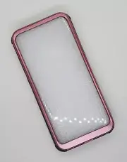 i-Blason Ares Full-Body Rugged Clear Bumper Case Built-in Screen Pink Galaxy S8+