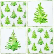 4pc LVD Coasters Pine Trees Decorative Barware/Serveware Home Kitchen Decor