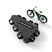[EU Direct] UNITPACKPOWER U004 36V 20AH 720W Ebike Triangle Battery 2500mAh Battery Large Bullet Connector with 25A BMS