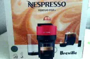 Nespresso Virtuo Pop + Dark Gray NEW Never Open Inclu 12 Pods