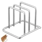 Space Saving Cutting Board Holder Rustproof Dish Drying Rack Bakeware