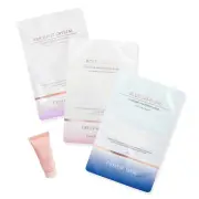 Crystal Mask (3 Pcs Trial Set) Blue Sapphire Mask + Rose Quartz Mask + Amethyst Mask + Sanitizing Hand Cream Fixed Size