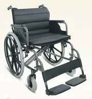 Bariatric Manual Wheelchair with Removable leg rests Foldable 130kg weight capacity-Premium Bariatric Wheelchair