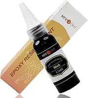 HTVRONT Black Epoxy Pigment - 1.76oz/50ml Resin Paste, Higher Concentrated & Easy to Mix Dye for Resin Coloring, Tables, Tumbler