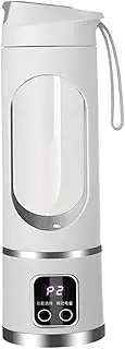 Portable Blender For Shakes And Smoothies - USB Rechargeable Portable Blender - Rechargeable Digital Display Small Travel Blender, 15oz Portable Personal Blender For Home, Kitchen, Travel, Sports