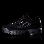 FILA DISRUPTOR 2 黑 增高 鋸齒鞋 厚底 韓國 FS1HTA1078X BBK 男女鞋