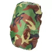 30-40L Waterproof Rucksack Cover, Backpack Rain Cover, M, Green Camo